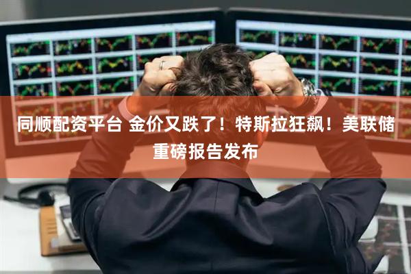 同顺配资平台 金价又跌了！特斯拉狂飙！美联储重磅报告发布