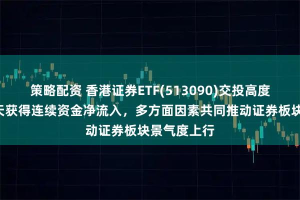 策略配资 香港证券ETF(513090)交投高度活跃，近4天获得连续资金净流入，多方面因素共同推动证券板块景气度上行